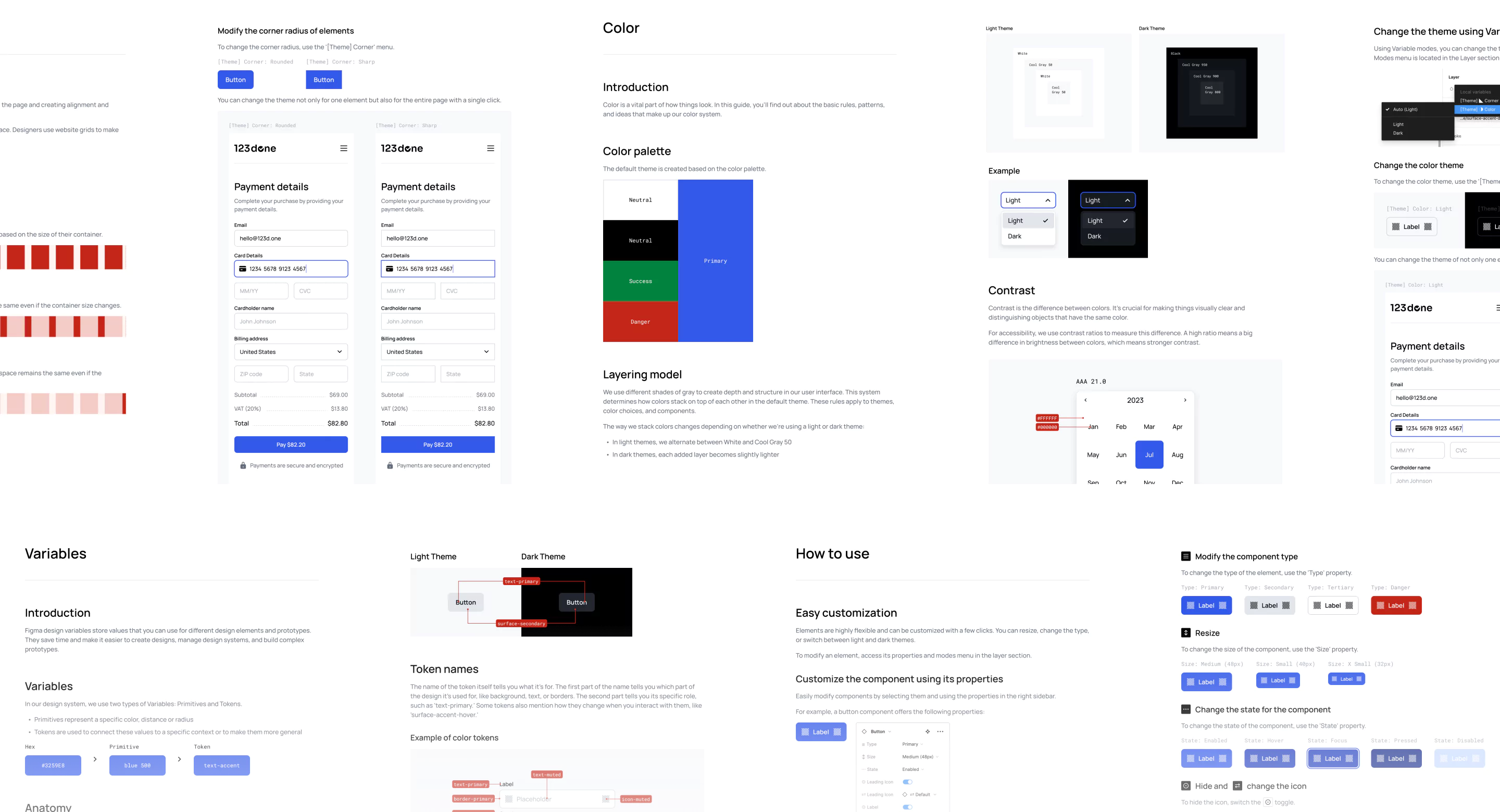 Pages from the Mastering Design Systems eBook